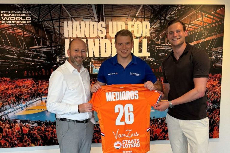 Het Nederlands Handbal Verbond en Medigros verlengen succesvolle samenwerking