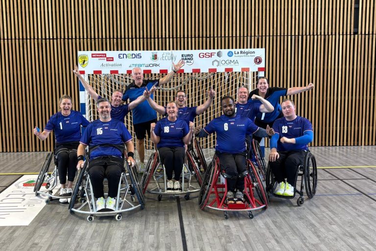 Rolstoelhandbalteam sluiten het EURO HAND 4 ALL toernooi af op de zevende plek